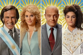 Serie “Menem”, la caricatura